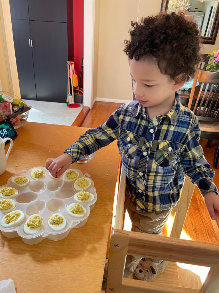 Food Roots Deviled Eggs